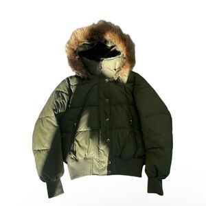 BABY PHAT OLIVE PUFFER JACKET